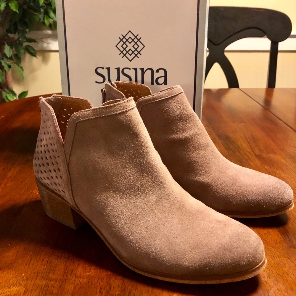 Susina Bootie Suede - Blakely-Lea Size 9.5
